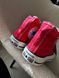 Женские кеды Converse All Star высокие красные текстиль Кроссовки Конверсы Arm-RED-AS фото 4