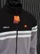 Чоловіча кофта Ellesse без капюшона сіра Олімпійка Еліс на блискавці Хар-632 фото 6