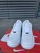 Мужские кроссовки Nike Air Force Low White белые Найк Аир Форс кожаные Arm-NAF1 (коп1) фото 9