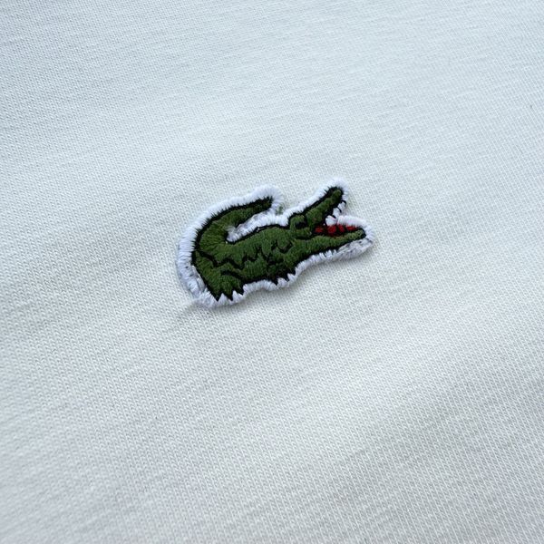 Чоловічий спортивний костюм Lacoste без капюшона білий Набір Лакост Кофта Штани з лампасами Хар-656 фото