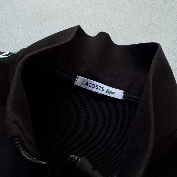 Чоловічий спортивний костюм Lacoste без капюшона білий Набір Лакост Кофта Штани з лампасами Хар-656 фото