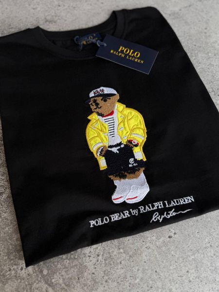 Чоловіча футболка Polo Ralph Lauren чорна Моло-bear/9 фото