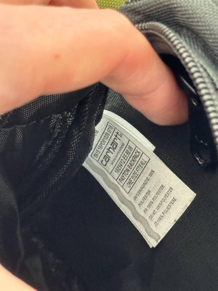 Мессенджер Carhartt синий с черным Сумка через плечо Кархарт водонепроницаемая Cap-0110 фото