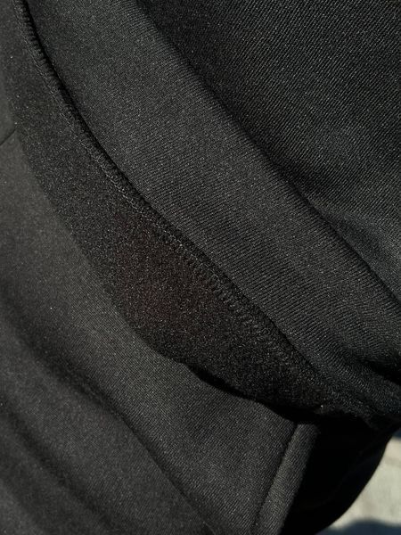 Чоловіче зимове худі Nike чорне Кофта з капюшоном Найк Rap-RD013 фото