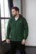 Мужская зимняя кофта Stone Island с патчем белая Зип худи Стон Айленд на молнии Хар-339 фото 7