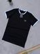 Чоловіча&nbsp;футболка Fred Perry чорна з лампасами Фред Перрі Хар-608 фото 2