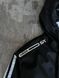 Мужская ветровка Adidas черная с капюшоном Куртка Адидас из плащевки демисезонная Моло-Nik45 фото 5