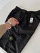 Чоловічі шорти Stone Island чорні з нейлону Бриджі Стойн Айленд Гла-103 фото 4