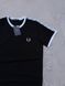 Чоловіча&nbsp;футболка Fred Perry чорна з лампасами Фред Перрі Хар-608 фото 3