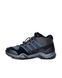 Мужские зимние кроссовки Adidas Terrex Fast R Mid Gore-Tex черные с синим Адидас рипстоп на гортекс Pow-AD116 фото 3