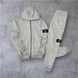 Чоловічий спортивний костюм Stone Island сірий Комплект Стон Айленд Кофта на змійці Штани Univer-21 4 фото 2