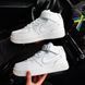 Мужские зимние кроссовки Nike Air Force 1 White на меху белые Найк Аир Форс кожаные Milf-NWP011101-ТА фото 10