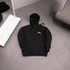 Мужское зимнее худи Stussy с капюшоном черное Толстовка Стусси Ads-492 фото 2