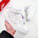Мужские зимние кроссовки Nike Air Force 1 White на меху белые Найк Аир Форс кожаные Milf-NWP011101-ТА фото 16
