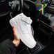 Мужские зимние кроссовки Nike Air Force 1 White на меху белые Найк Аир Форс кожаные Milf-NWP011101-ТА фото 11