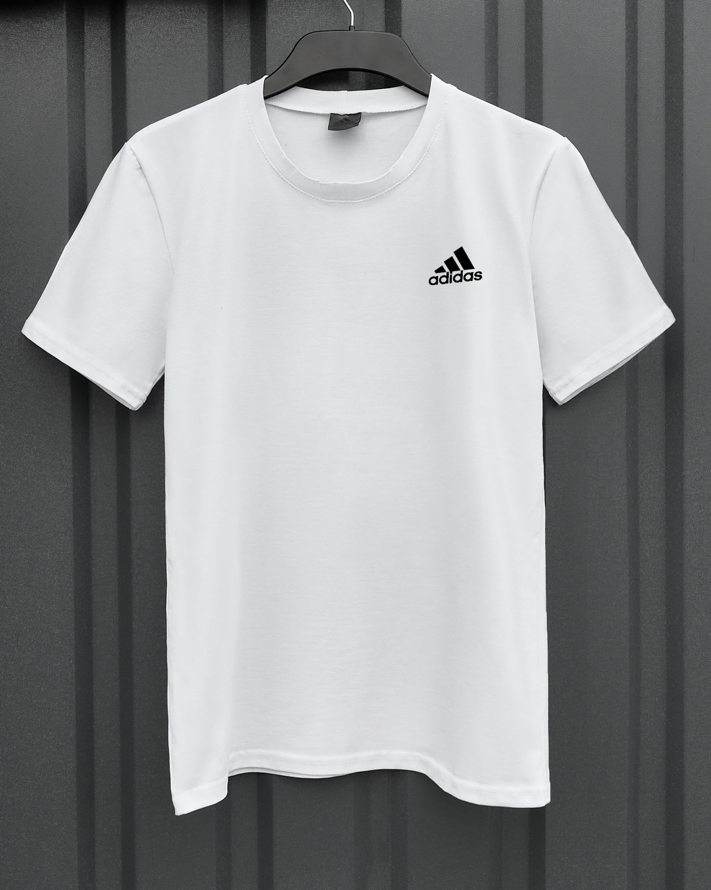Мужская футболка Adidas белая Тенниска Адидас