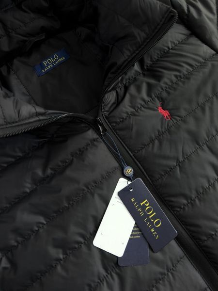 Чоловіча куртка Polo Ralph Lauren чорна Хар-1093 фото