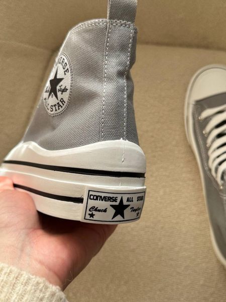Жіночі кеди Converse Chuck Taylor All Star високі чорні на платформі Кросівки Конверси Arm-G611 фото