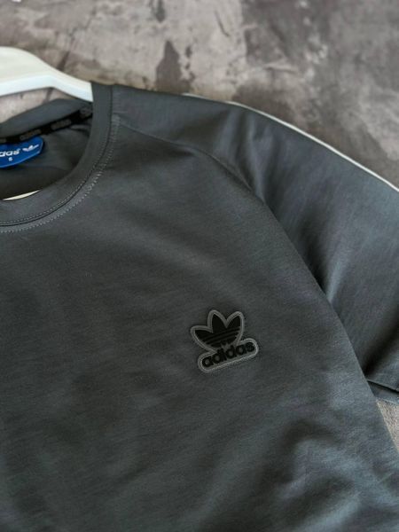 Чоловічий літній костюм Adidas сірий Моло-44-053 фото