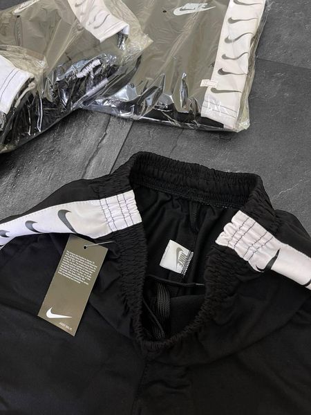 Мужские шорты Nike черные с лампасами Найк Мой-116/Will-N0089 фото