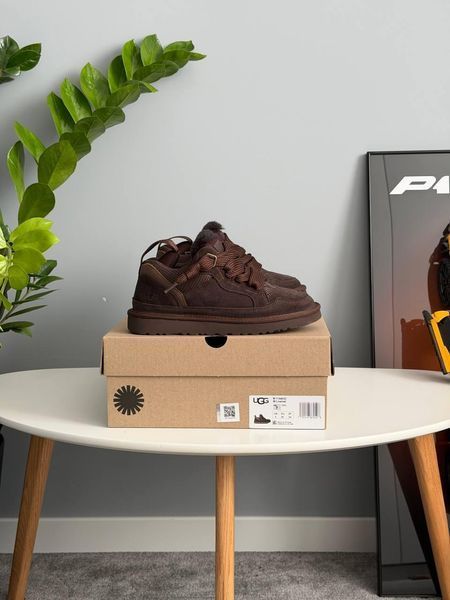 Жіночі зимові кросівки UGG Lowmel Sneaker коричневі Las-2072 фото