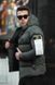 Мужская зимняя куртка Stone Island черная Пуховик Стон Айленд с капюшоном Хар-260 фото 3