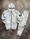 Мужской зимний спортивный костюм Stone Island хаки Комплект Стон Айленд на молнии Univer-89 фото 2