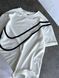 Мужская футболка Поло Nike синяя с белым Тенниска Найк Моло-9-21 фото 3
