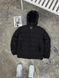Мужская куртка демисезонная черная Куртка с капюшоном утепленная Rap-RD423 фото 3