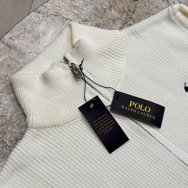 Чоловічий кардиган Polo Ralph Lauren бежевий Hub-207 (коп1) фото
