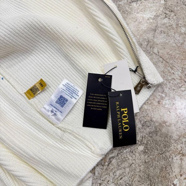 Чоловічий кардиган Polo Ralph Lauren бежевий Hub-207 (коп1) фото