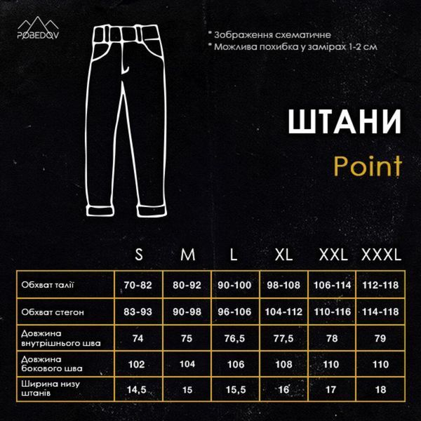 Мужские спортивные штаны из Soft Shel черные Брюки Софт Шелл из плащевки Pobed-Point ч фото