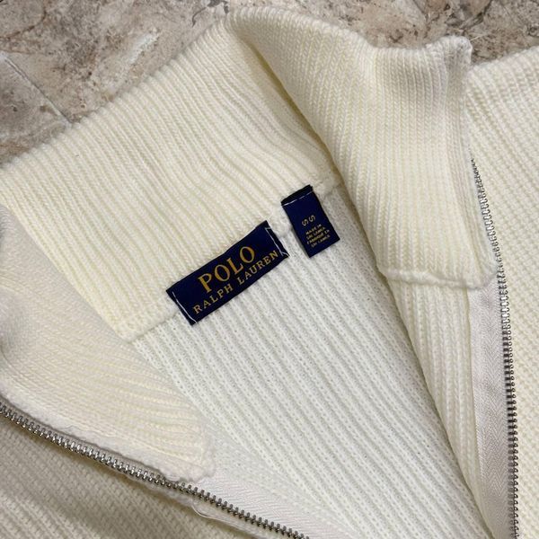 Чоловічий кардиган Polo Ralph Lauren бежевий Hub-207 (коп1) фото