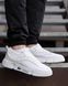 Мужские кроссовки Lacoste в сетку белые кеды Лакост Pow-LC015 фото 3