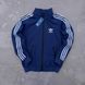 Мужская кофта Adidas без капюшона хаки Олимпийка Адидас на молнии Хар-566 фото 2