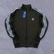 Мужская кофта Adidas без капюшона хаки Олимпийка Адидас на молнии Хар-566 фото 1